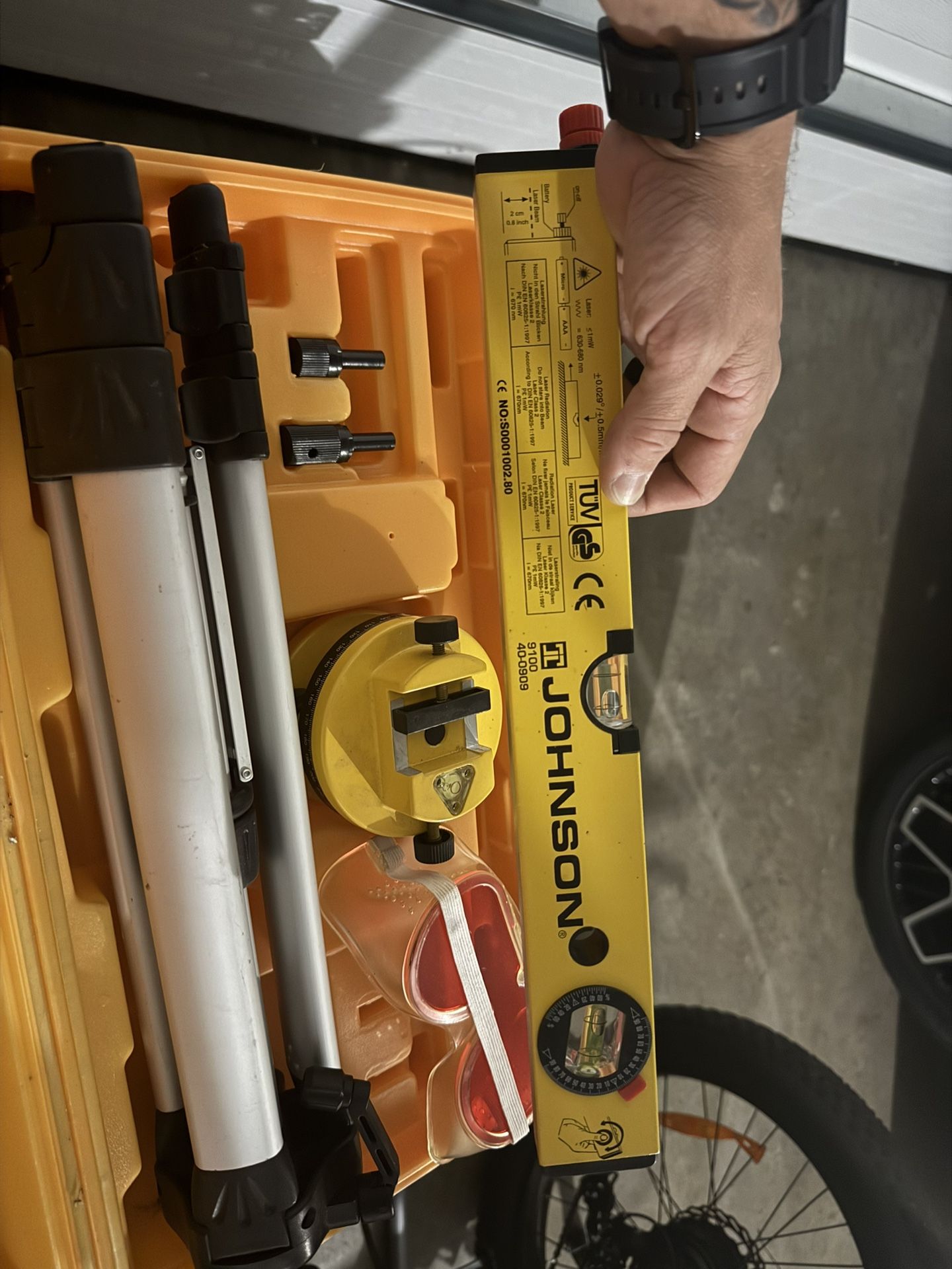 Johnson Laser Level With Case (new In Box)
