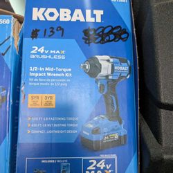 Kobalt 1/2in Impact Wrench Kit