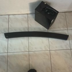 Samsung Curved Surround Sound Bar w/ subwoofer