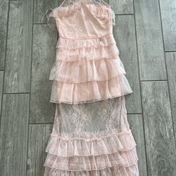 New Pink Dress Patrizia Pepe Junior Size XL