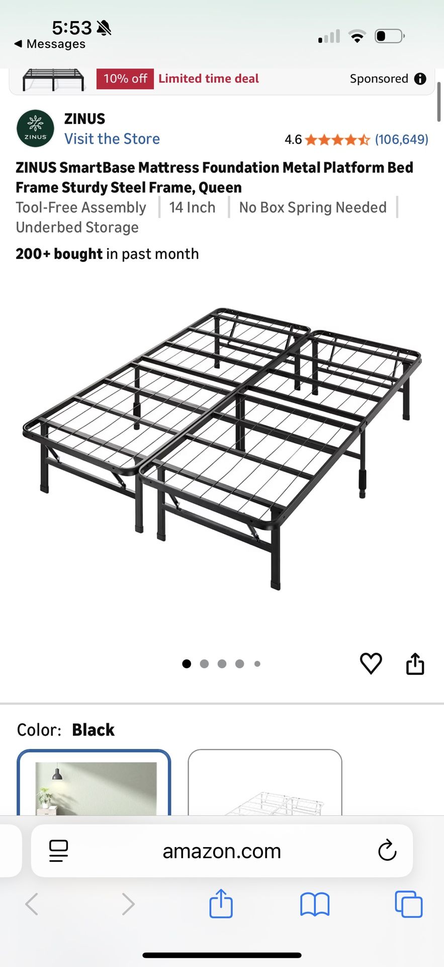 Metal Bed Frame