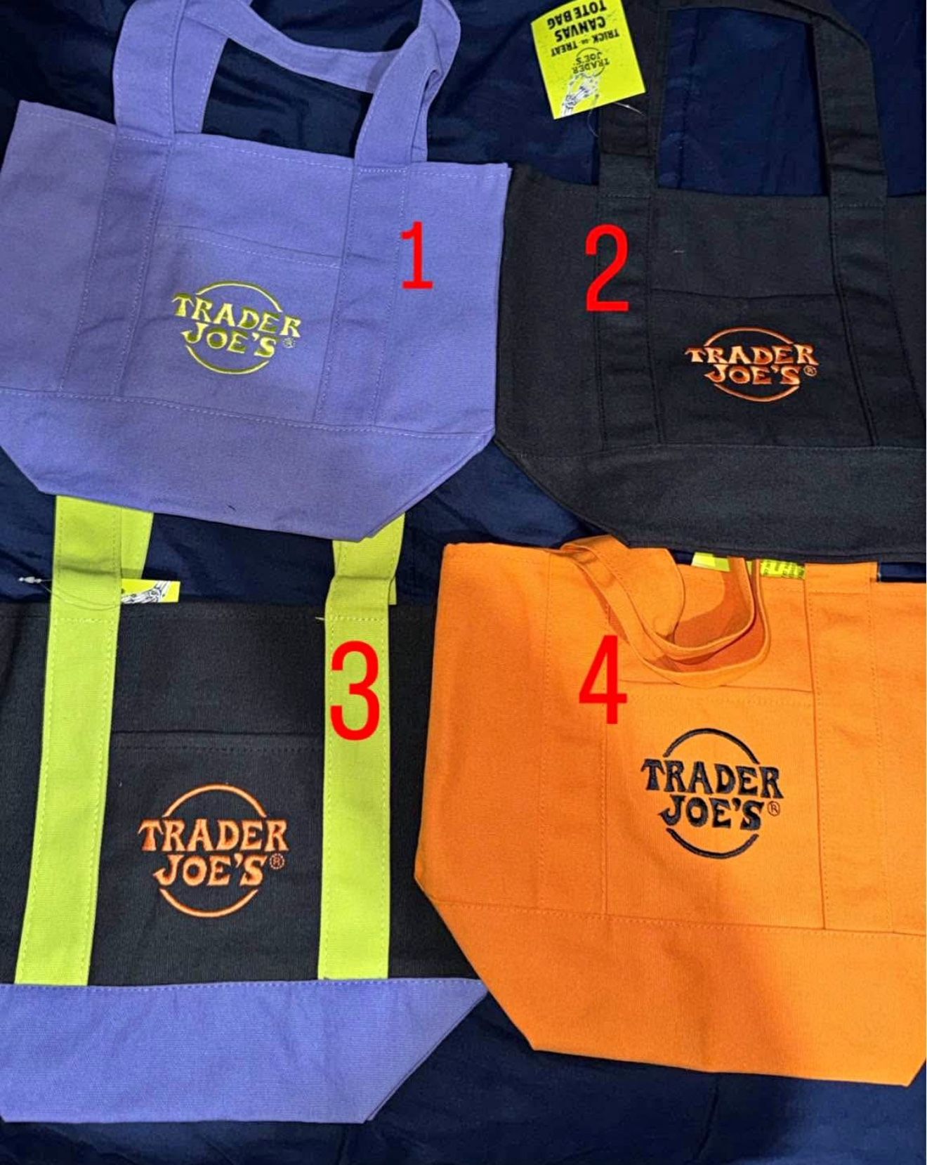 Trader Joe's Mini Tote Bags Halloween 2025 