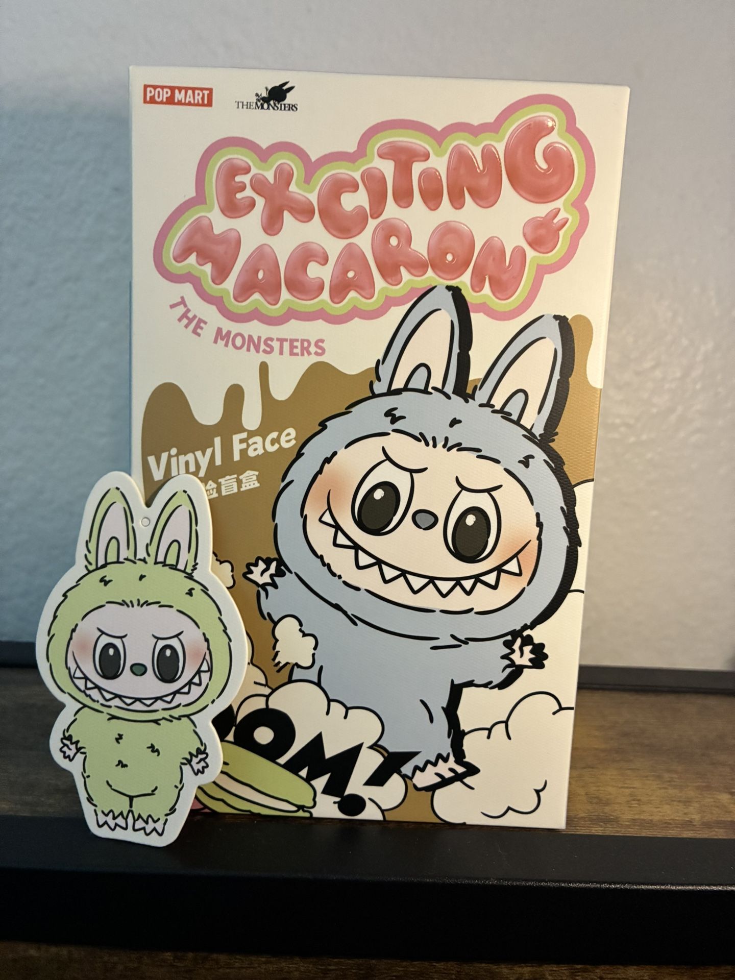 (RESERVED) GREEN GRAPE Exciting Macaron Pop Mart Labubu The Monsters