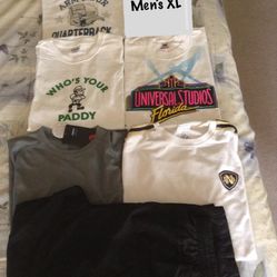 Men's XL Clothing items (New, some still with tags)