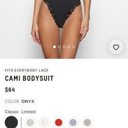Skims fits everybody lace cami bodysuit