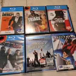 DVD/ BLU RAY MOVIES BUNDLE