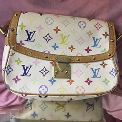 Authentic Louis Vuitton Multicolor Solange Bag  