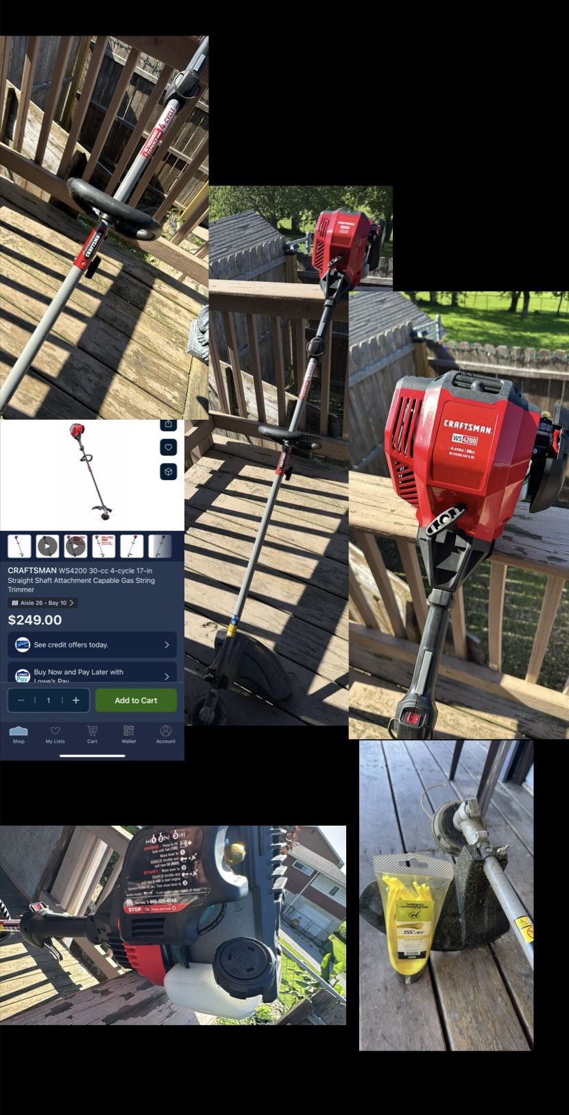 Weed Wacker (like New) Read Ad Before Messaging