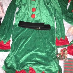 Woman's Elf Costume Size Small Complete Outfit 