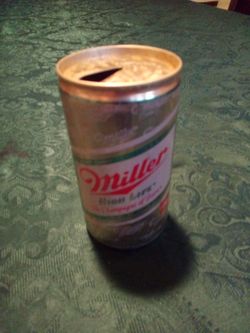 Vintage Miller beer can