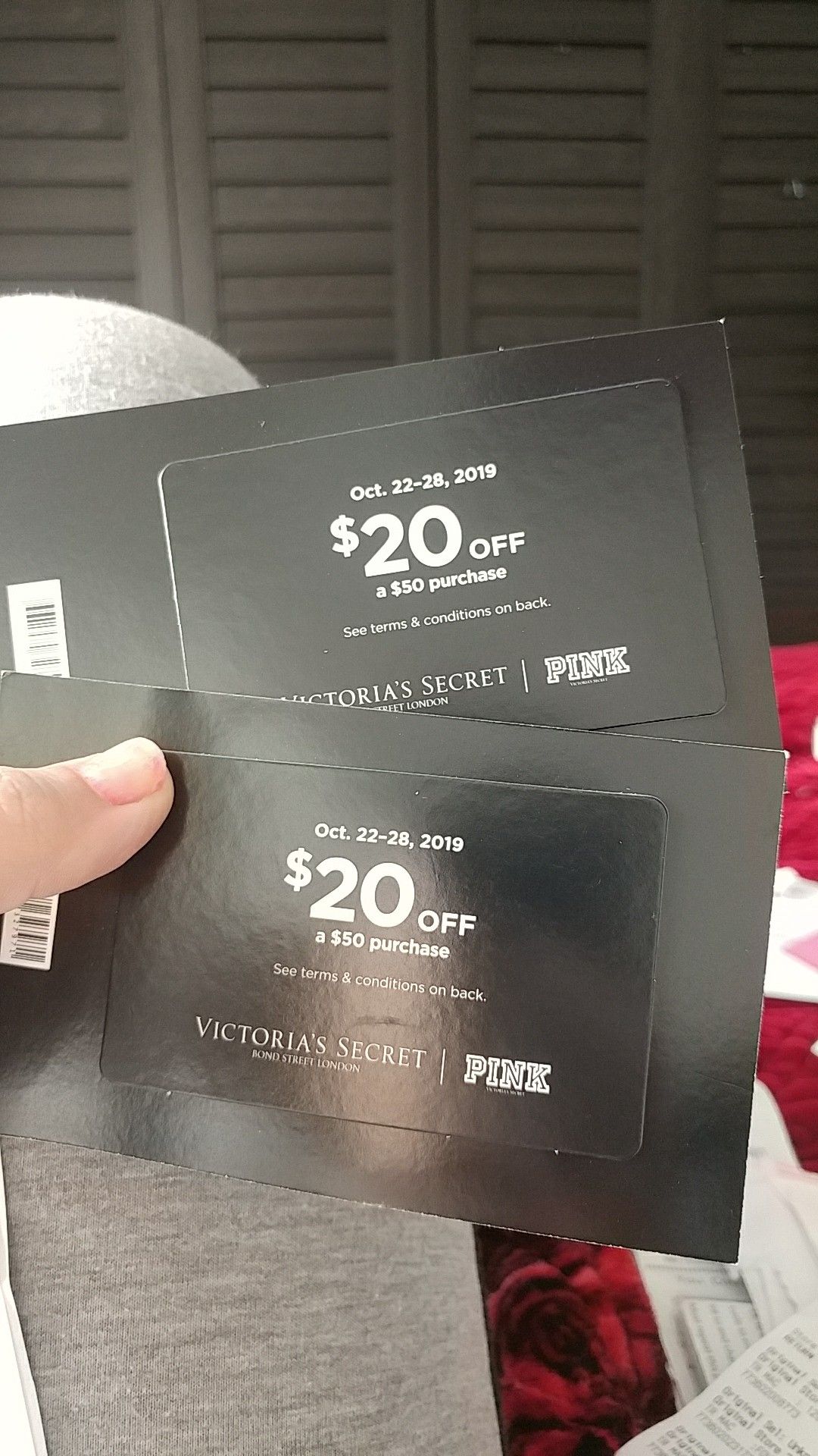Victoria's Secret $20 off coupon
