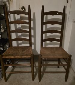 Antique Ladder Back Chairs