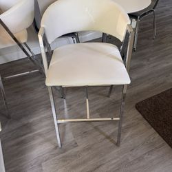 White Counter Height Bar Stools