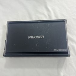 Kicker 43CXA12001 Car Audio Mono Amp 1200-Watt Class D CXA1200.1 Sub Amplifier