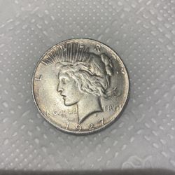 Liberty 1927 One Dollars Coin