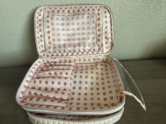 Make up travel bag Tartan Twine