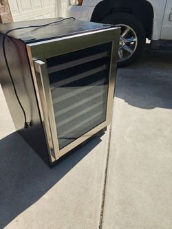 Wine cooler fridge new openbox 300 firm no less see pictures for details specs