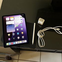 iPad Air 64 Gb (4th Gen) With Apple Pencil & iPad Keyboard
