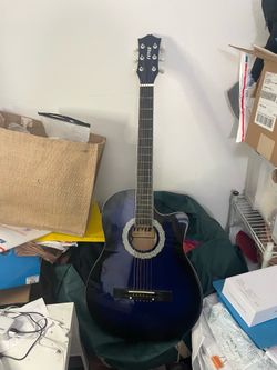 28 inch guitar with cable electric nice and good