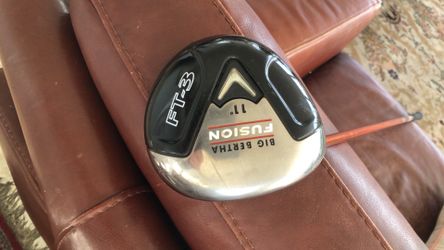 Lefthanded Callaway Fusion FT-3 Senior 11 degrees Driver Aldila NVS Graphite shaft