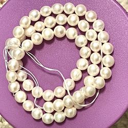 Strand Of 6mm Cultured Pearls
