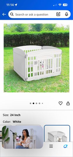 Dog plastic playpen