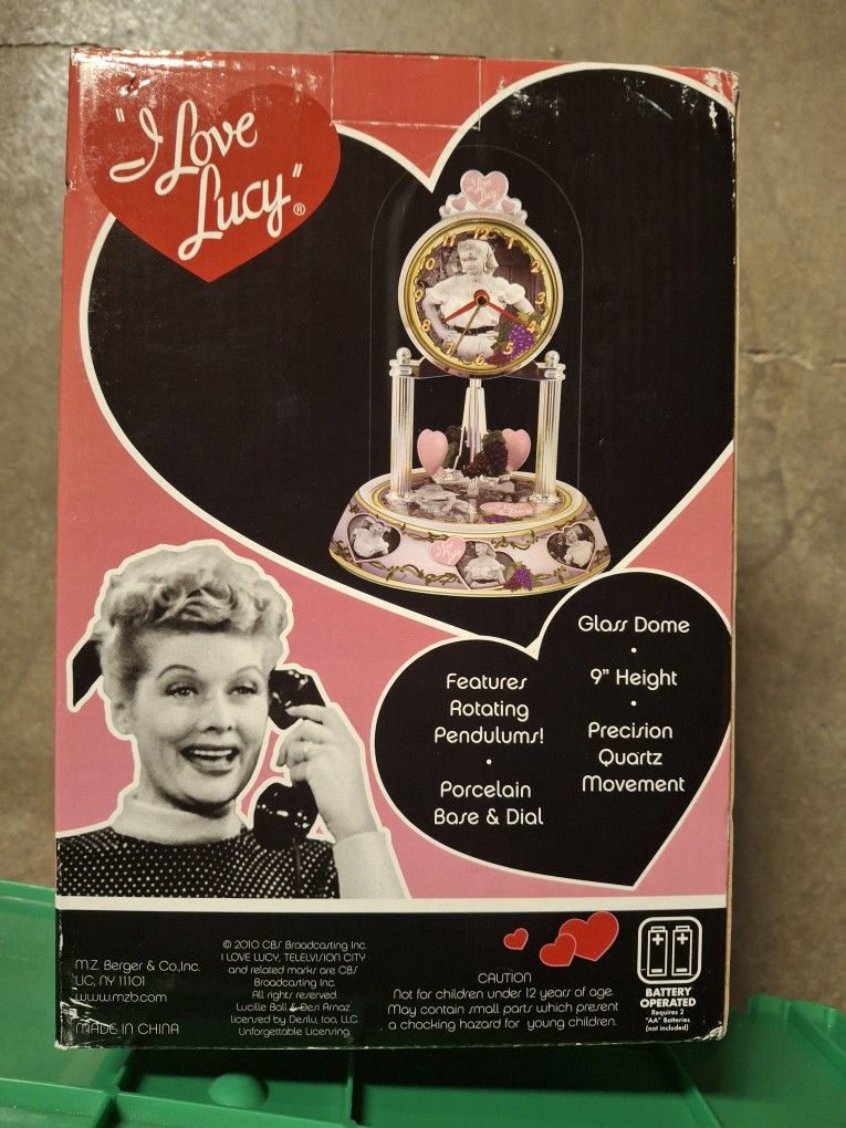 I Love Lucy Globe Clock
