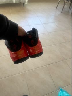 Orange foamposite size 11 men’s