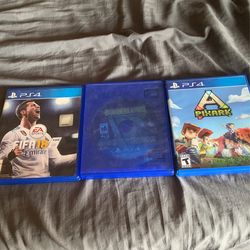 3 PS4 Games(Fifa 18, Pixark, Borderlands: The Handsome Collection)