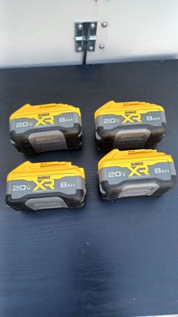 Dewalt  MAX XR POWER-Pack Lithium-Ion 8.0Ah Battery $120 each