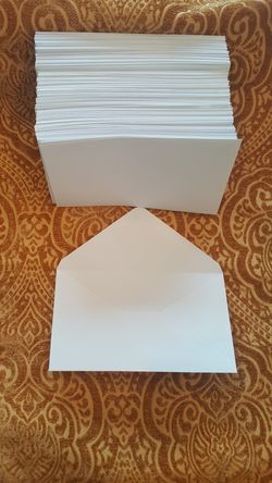 Envelopes white
