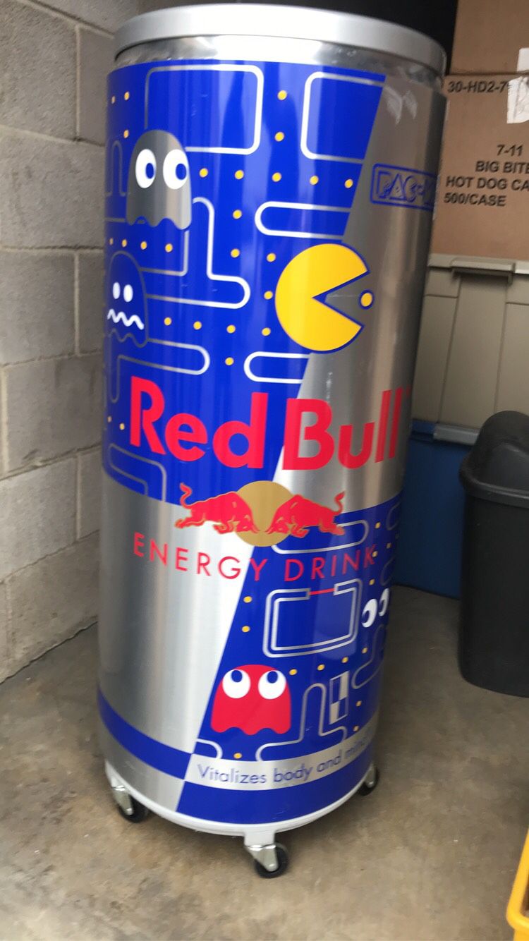 Red Bull cooler /pac man Edition