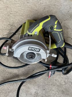 Ryobi -4” Wet TiLe Saw With Diamond ♦️ Blade 