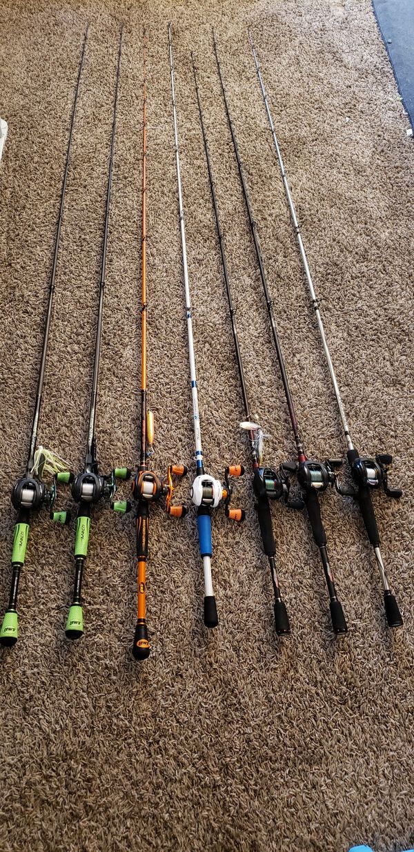 Fishing rods and reels baitcasters for Sale in Manteca, CA OfferUp