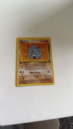 Rhyhorn 1995,96,98 1st Editions