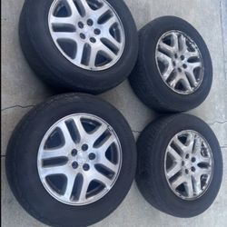 4 — 225/60r16 5x100 5x3.94 Stock Subaru Crosstrek Outback Forester Toyota Matrix  Wheels Rims Tires !!!!