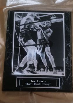 Joe Lewis Plaque Frame