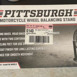 Open Box Motorcycle Wheel Balancing Stand - Pittsburgh