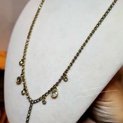 Antique Vintage Never Before Worn Austrian Crystal Necklace