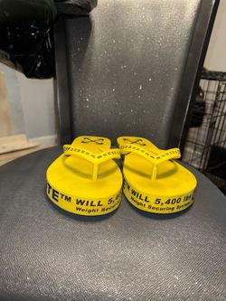 Off white thong Sandal