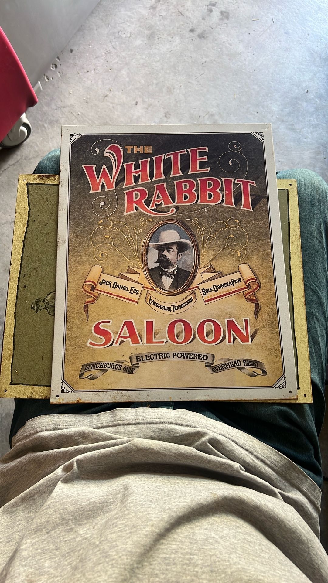 Vintage The White Rabbit Saloon Jack Daniels