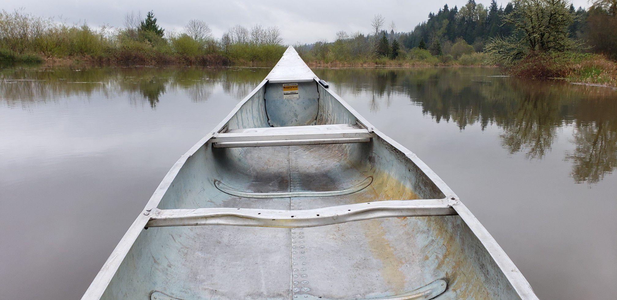 Alumacraft canoe Quetico 17