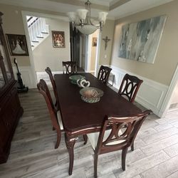 Dining Room Set With Buffet Stand 
