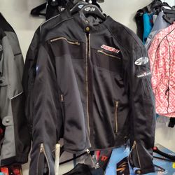 Joe Rocket Motorcycle Street Racing Jacket With A Removable Inner Liner ,Shoulder Elbow And Spine Protector
