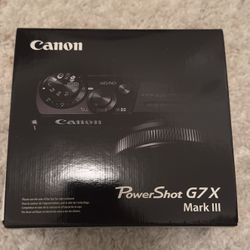 Canon Powershot G7X Mark III