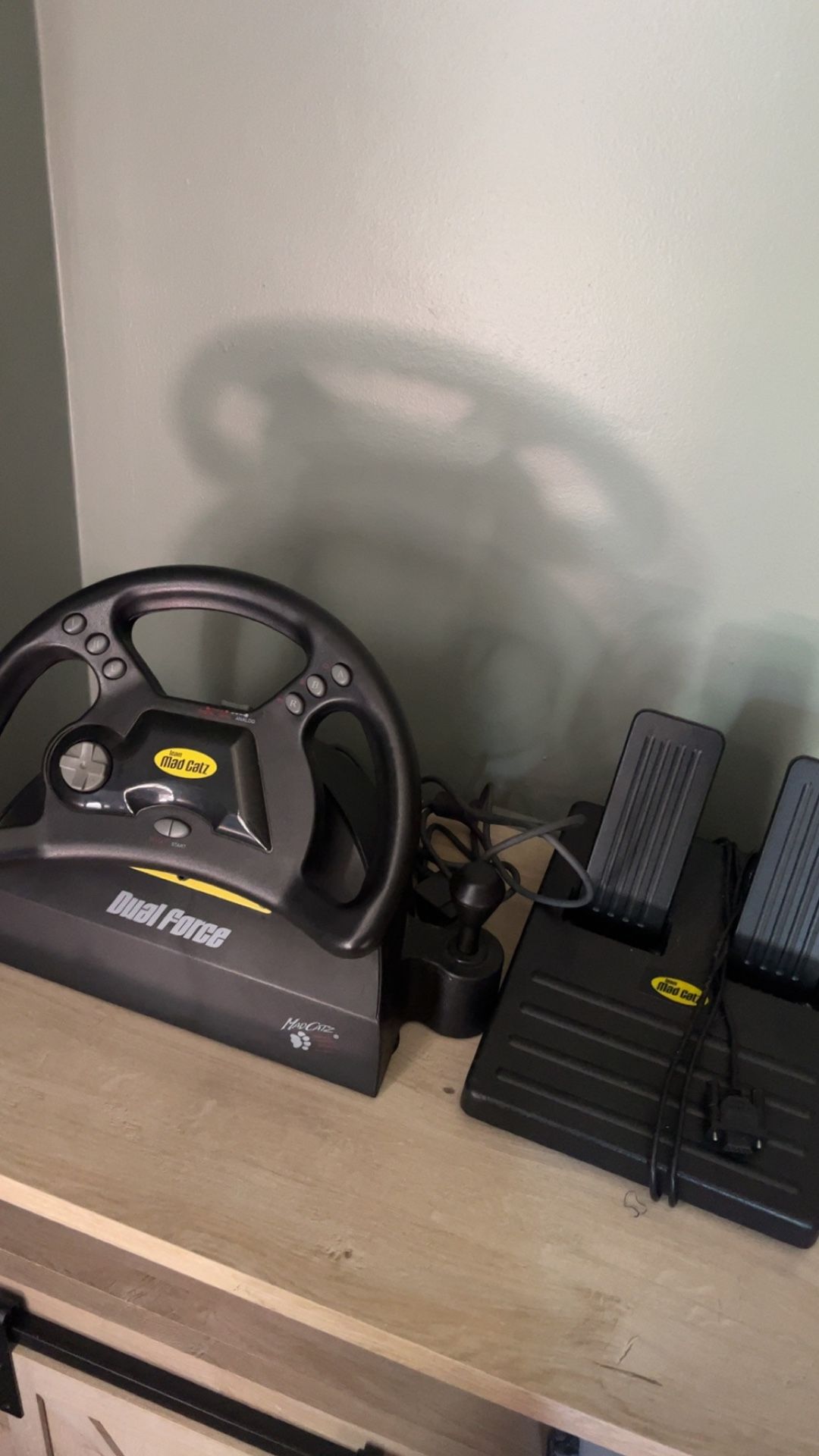 PlayStation 2/ Ps1 Driving Wheel, and Pedals 
