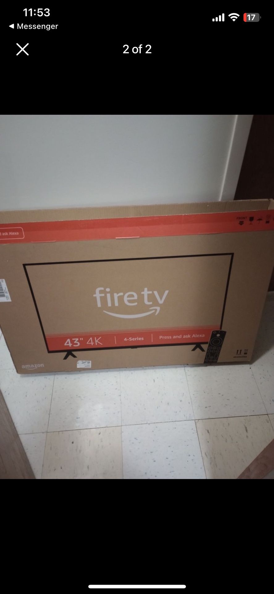 43” Inch 4K series 4 Smart Fire Tv