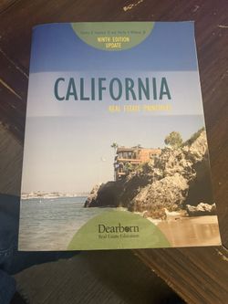 California Real Estate Principles 9th Edition Update 
