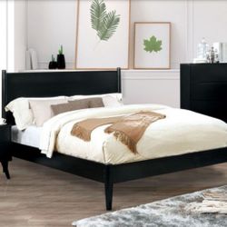 4pc Full / Queen Bedroom Set With Dresser Mirror Nightstand