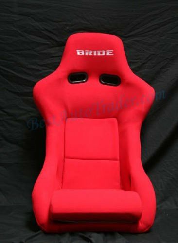 Car Racing Seat BRIDE ZETA II Red Cloth Seats Low Max JDM Racing Seat VIOS